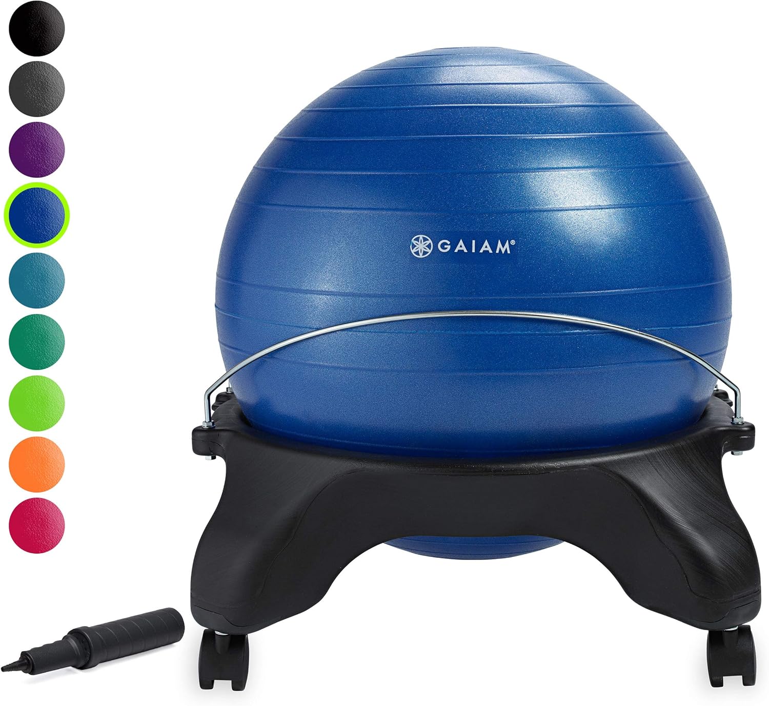 gaiam Classic Backless Balance Ball Chair Exercise Stability Yoga