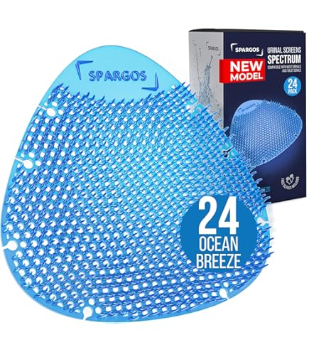 Urinal Mats For Men Bathroom 12 Pack, 16.5" X 20.5