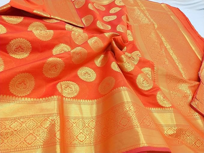 womens cotton silk sari