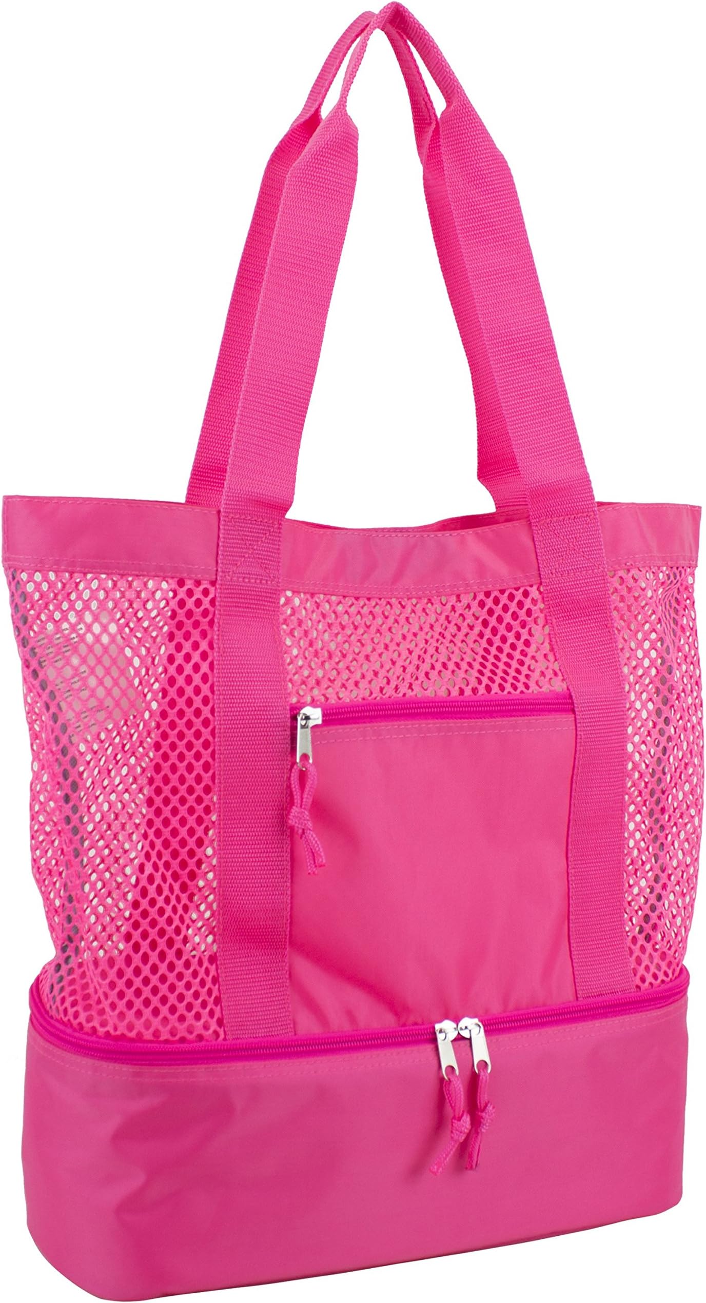 Mesh Tote Insulated Cooler Beach Bag