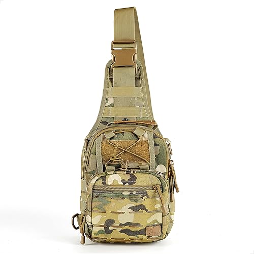 WOLF TACTICAL Compact EDC Sling Bag Concealed Carry Shoulder Bag