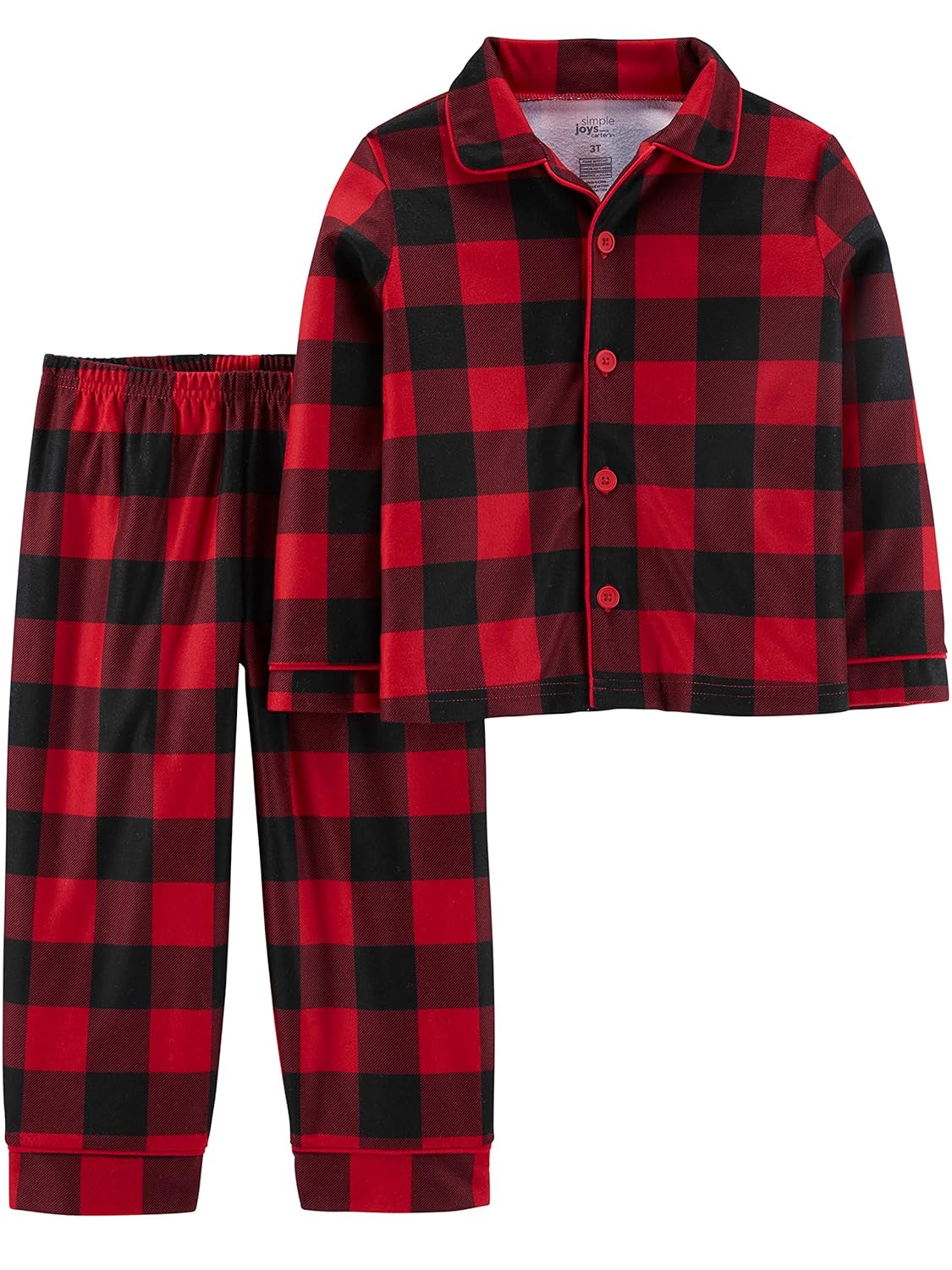 Simple Joys By Carters Boys Toddler 2 Piece Coat Style Pajama Set Pajama Sets