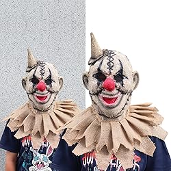 Scarecrow Mask Burlap Sack Clown Mask Creepy Full