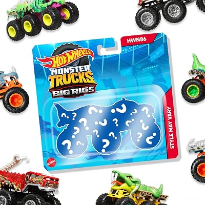 Hot Wheels Monster Trucks Big Rig 6 Wheel Die-Cast 1:64