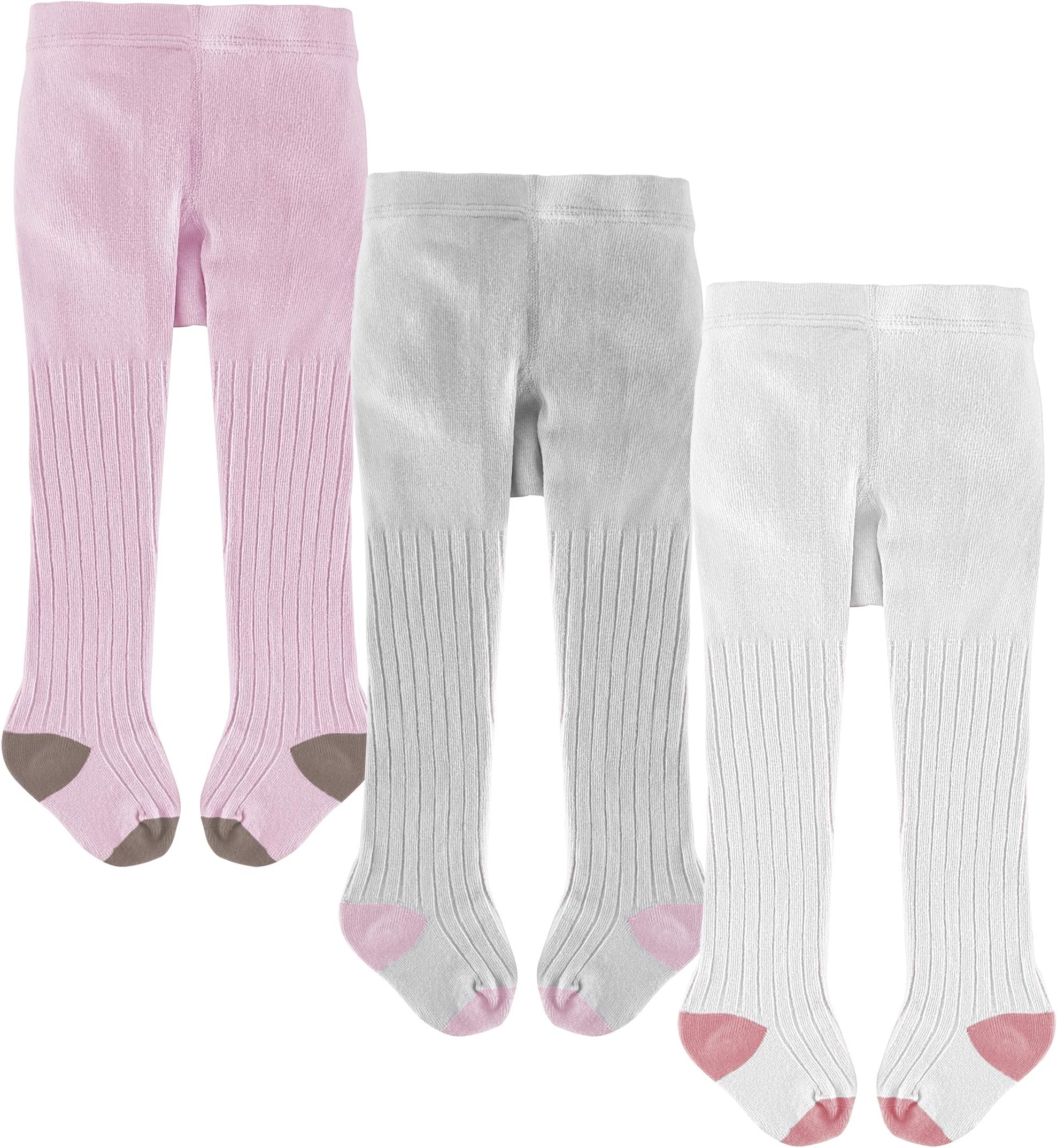 slaixiu Cotton Baby Girl Tights Cable Knit Seamless Toddler Leggings Pants Stockings
