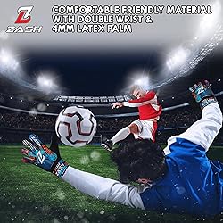 ZASH Soccer Goalie Gloves for Kids, Youth & Adult