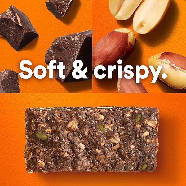 RXBAR NUT BUTTER AND OAT PROTEIN BARS, PROTEIN SNACKS, SNACK BARS, DARK CHOCOLATE PEANUT BUTTER, 9.7OZ BOX (5 COUNT)