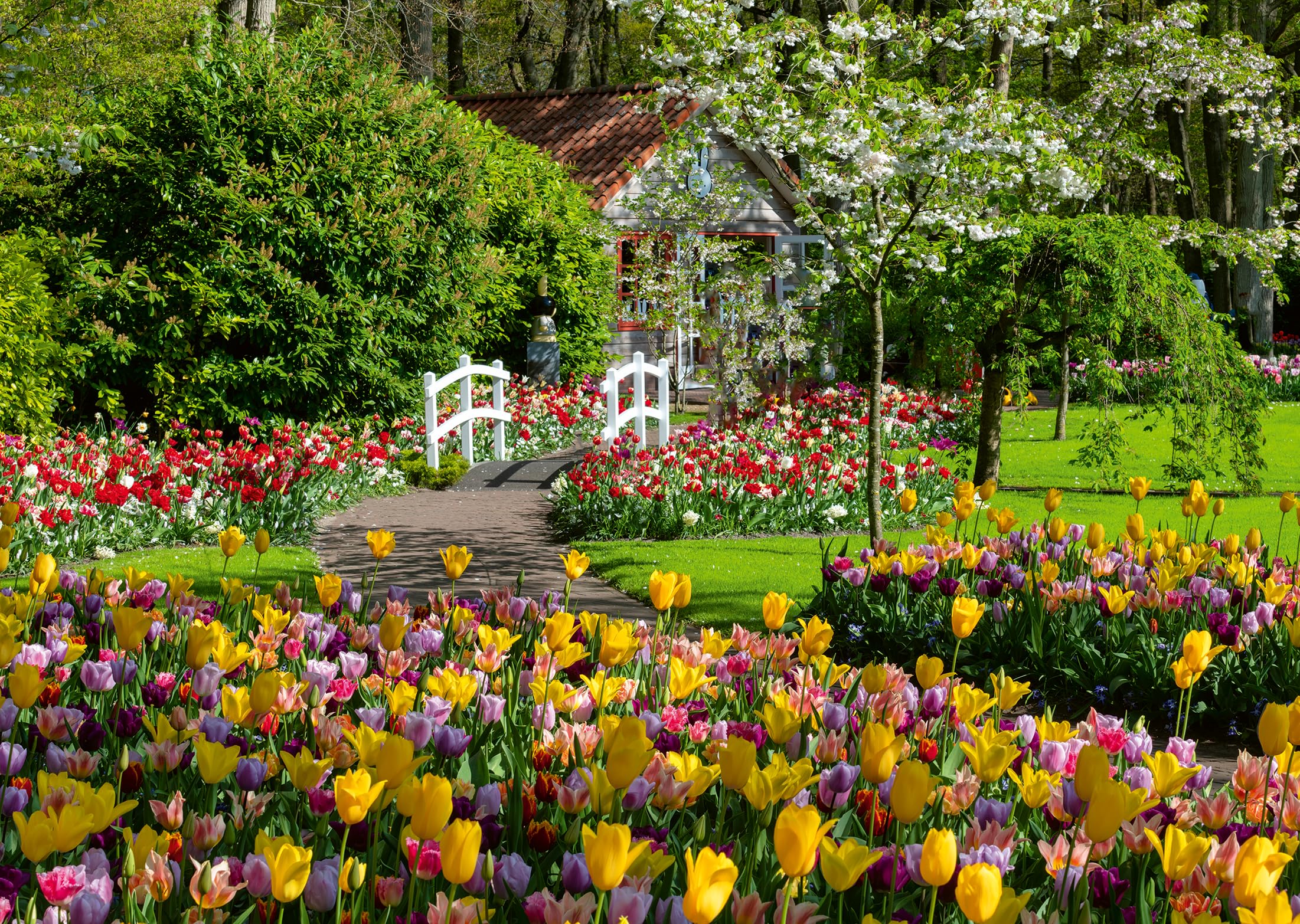 Ravensburger Beautiful Gardens Netherlands 1000 Piece Jigsaw Puzzles for Adults and Kids Age 12 Years Up