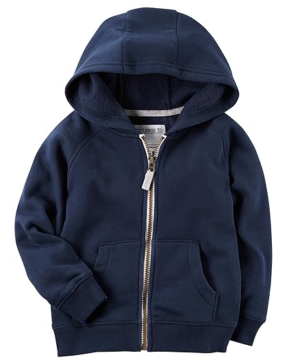 boys navy zip up hoodie
