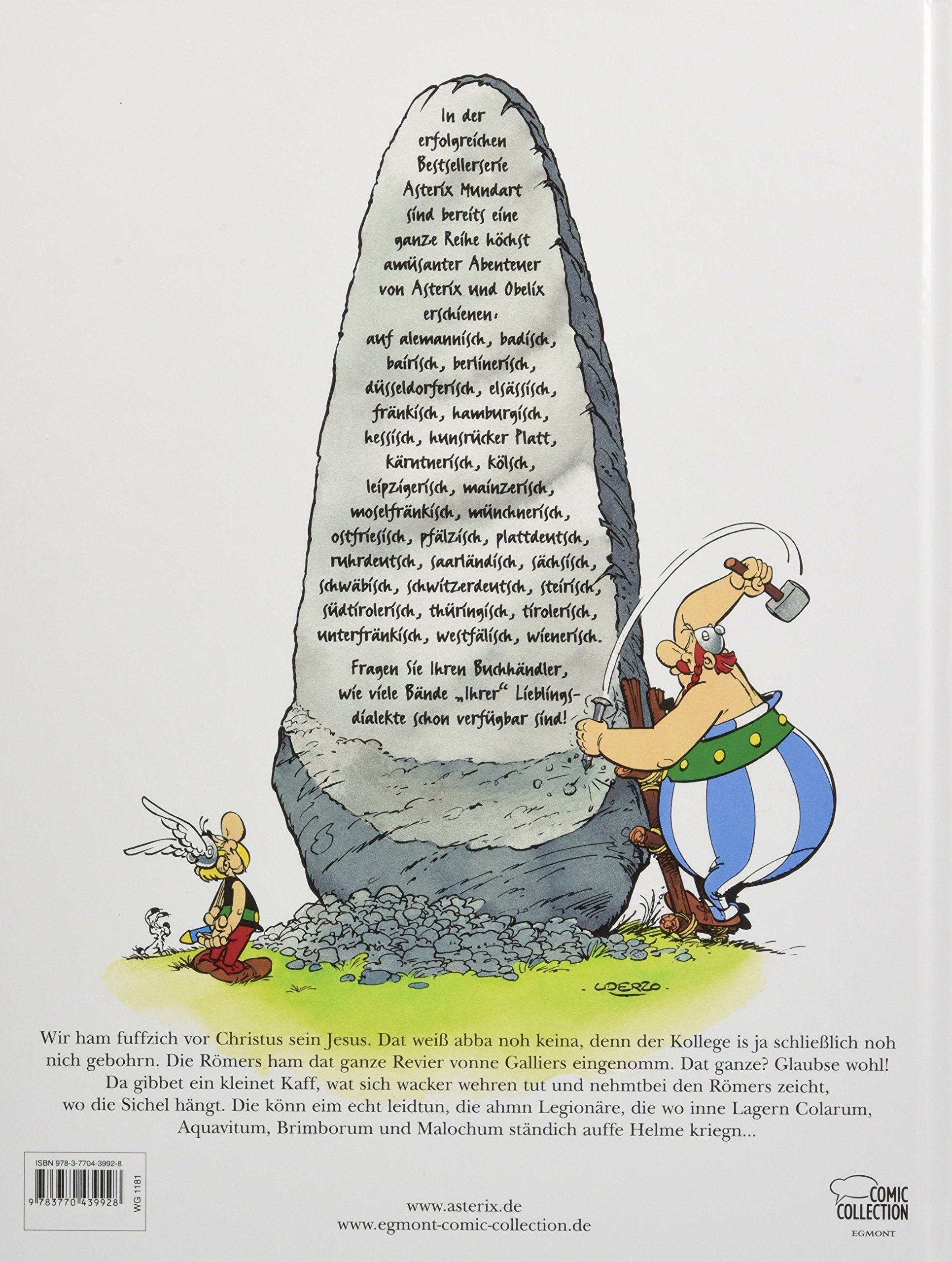Asterix Mundart Ruhrdeutsch Iv Dingenskirchen Uderzo Albert 9783770439928 Amazon Com Books