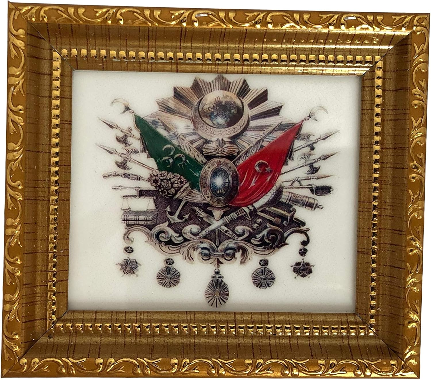 Gök-Türk Herren Ring 'Tugra' Abdulhamid - Verstellbarer Osmanischer Reich Ring