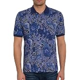 Robert Graham Men&rsquo;s Dozer Short-Sleeve Polo Shirt, Premium Cotton Knit Top, Classic-Fit &amp; Richly Detailed for Wear
