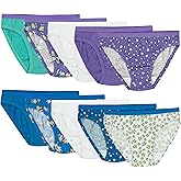 Fruit of the Loom Girls' Cotton Bikini Underwear Multipacks