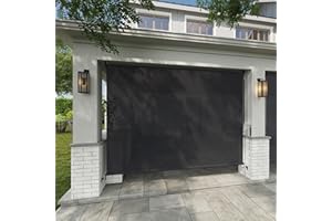 VICLLAX Outdoor Roller Shade Fabric for Porch Gazebo, Patio Cordless Blinds Roll Up Shade (9' W X 8' L), Graphite Black