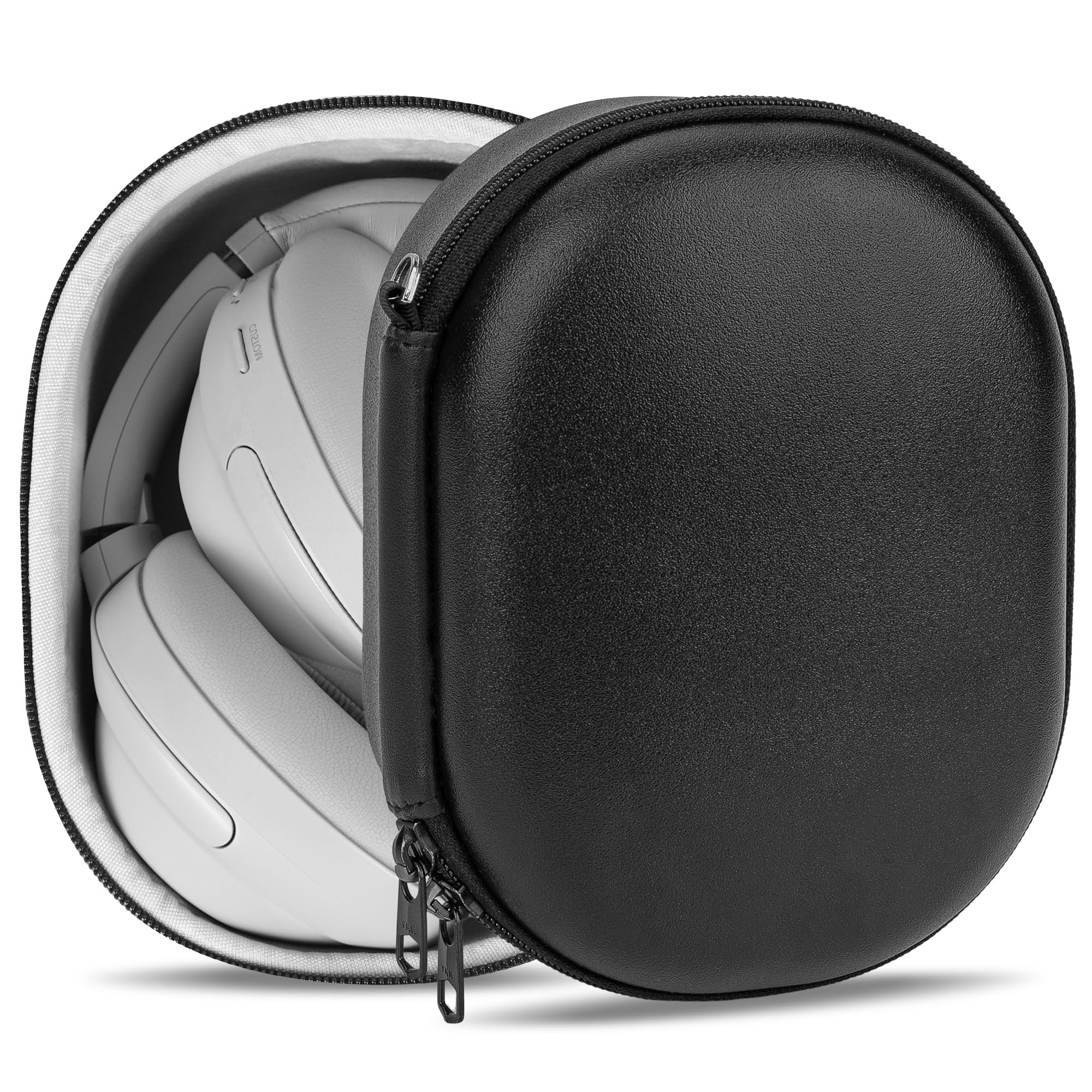 Geekria PRO Rugged Headphones Case Compatible with Sony WH-1000XM4, WH-1000XM3, WH-H910N, MDR-1000X, Hard Shell, Durable, Multi-Layer Protection Travel Carrying Bag (Black)