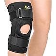 BraceAbility Patella Stabilizing Chondromalacia Knee Brace - Patellofemoral Pain Syndrome U-Shaped Stabilizer Supports Sides of Kneecap for Patellar Tendonitis, Torn Meniscus, Arthritis Support (L)