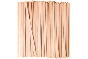 GUSTO [1000 Count] 7.5 Inch Wooden Coffee Stirrers - Wood Stir Sticks, Biodegradable, Eco-Friendly Wood Stirrers for Coffee & Cocktails (Formerly Comfy Package)