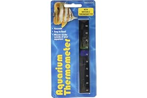 LCR Hallcrest LLC 43330972: Liquid Crystal Aquarium Thermometer Vertical