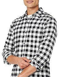 Amazon Essentials Men's Long-Sleeve Flannel Shirt
