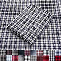 Pico Textiles 15 Yards Bolt Blue and White Tartan