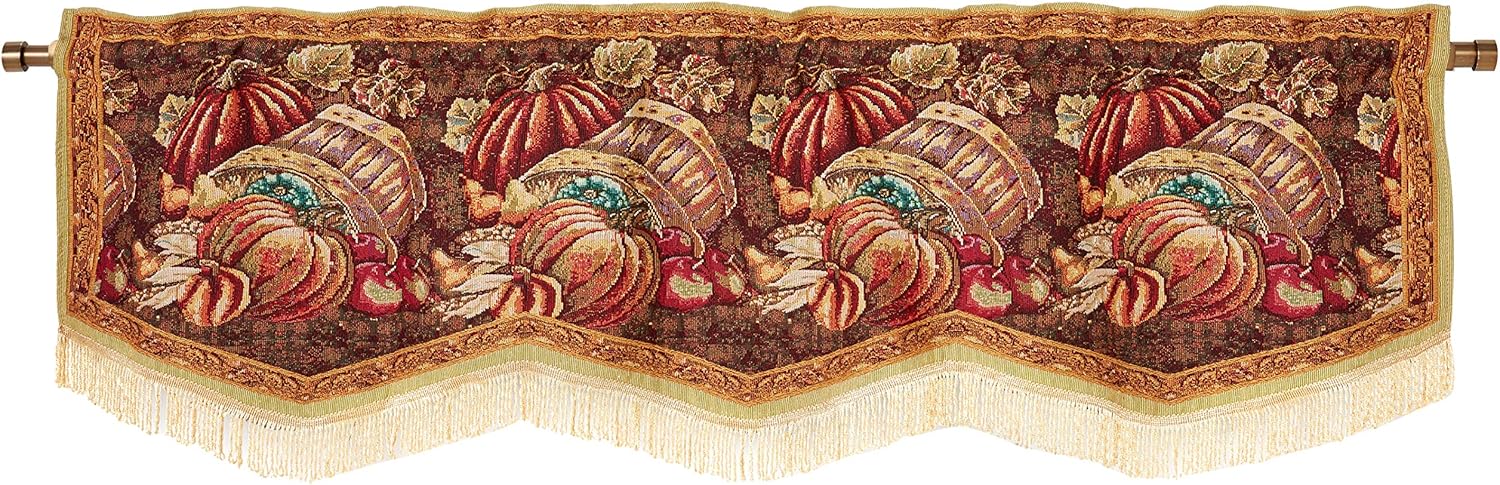 Best Thanksgiving Kitchen Curtains Tier And Valance