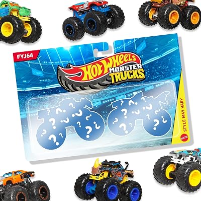 Hot Wheels Monster Trucks Demolition Doubles 2-Pack 1:64 FYJ64 Random Set