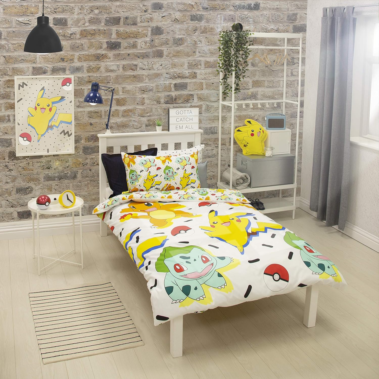 Pokemon Single Duvet Cover, Multi Coloured, 200 x 135cm - Image 4
