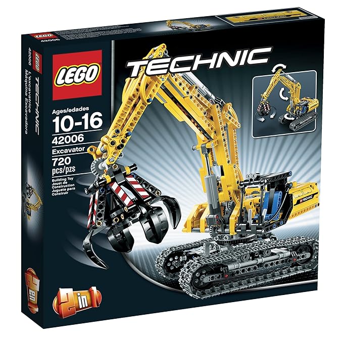 Buy Lego Technic 42006 Excavator Online at Low Prices in India Amazon.in