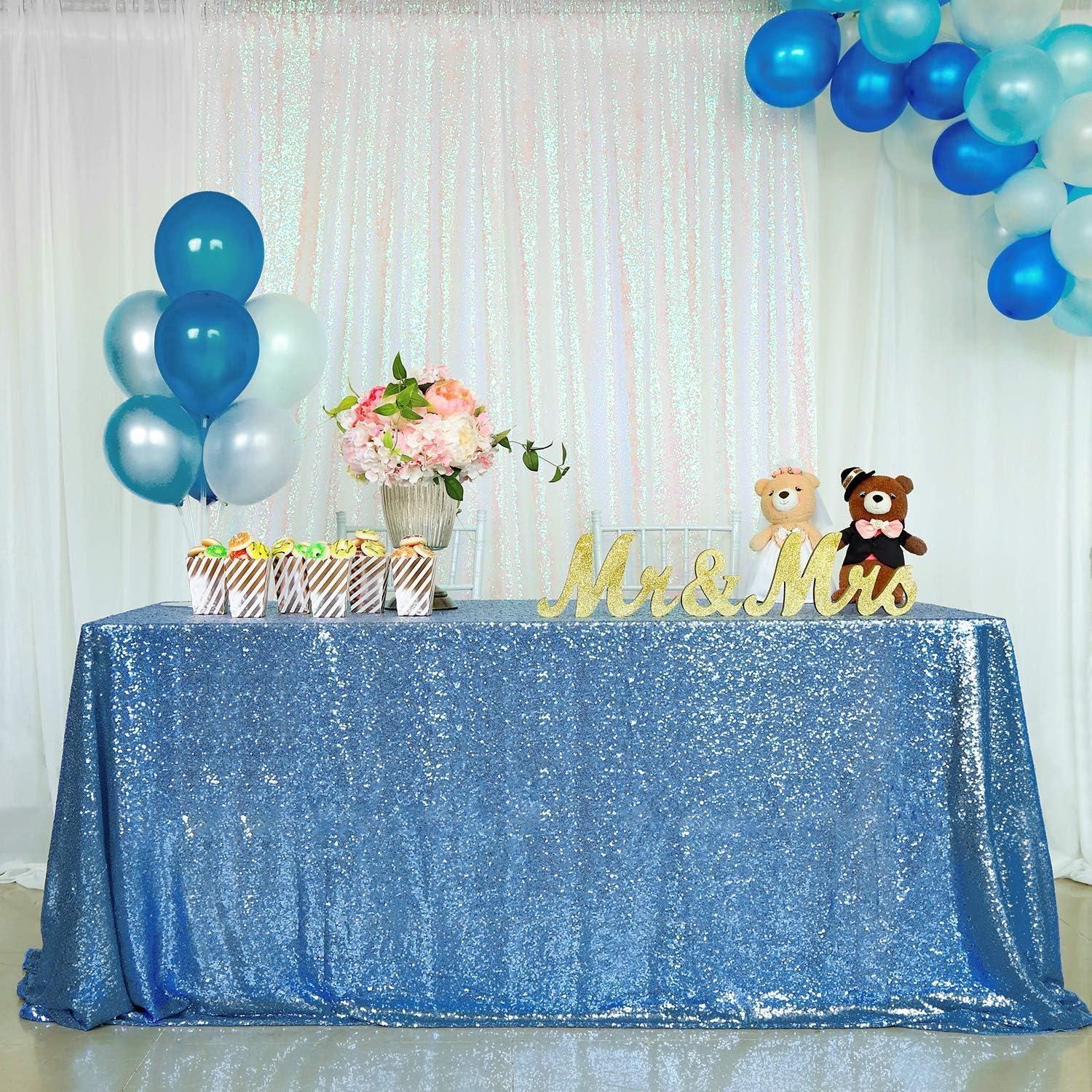 Best table cloth baby blue 90 x 156