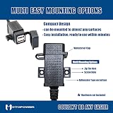 MOTOPOWER MP0609EA 3.1A Dual USB Charger Kit 12-24V Waterproof IP68 view 4