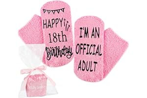 Jeasona Birthday Gifts for 18 Year Old Girl 13 16 Teenage 21st Fuzzy Socks