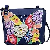 Anna by Anuschka Crossbody Organizer Bag - Genuine Leather