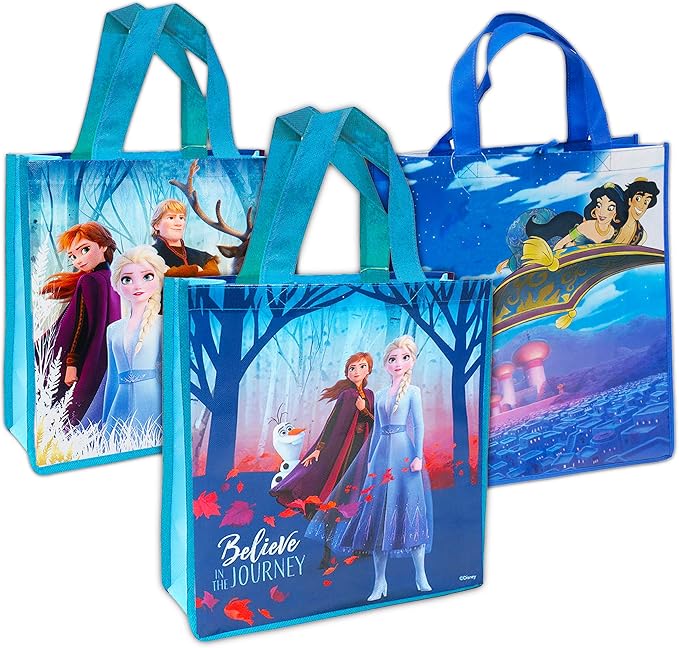 Disney Frozen 2 Tote Bags Bundle with 3 Pack of Frozen 2