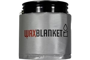 Powerblanket WX05 5 gal Bucket Wax and Glycerin Heating Blanket, 200 Degree F, 120V, 175W, Ideal Heating Solution for Candle and Soap Makers, 0.75", Light Gray