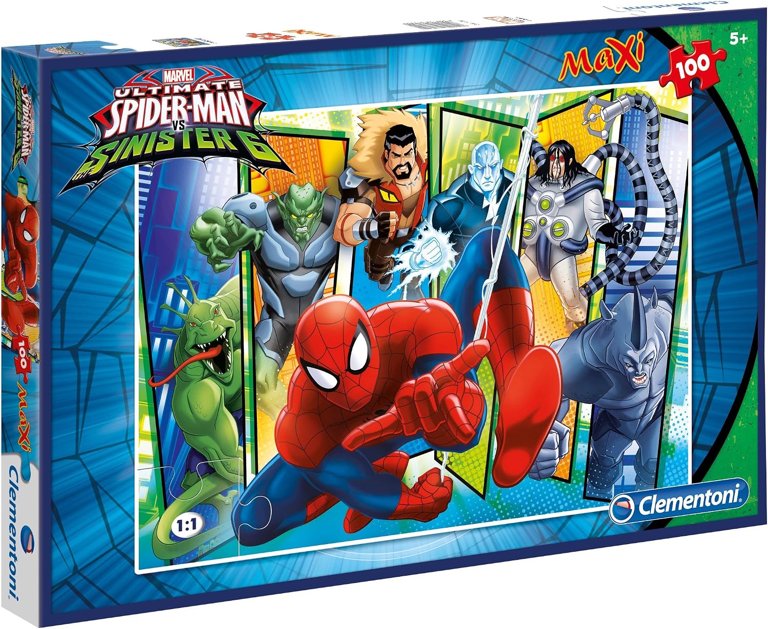 Clementoni SPIDERMAN MAXI PUZZEL 100ST – – BigaMart