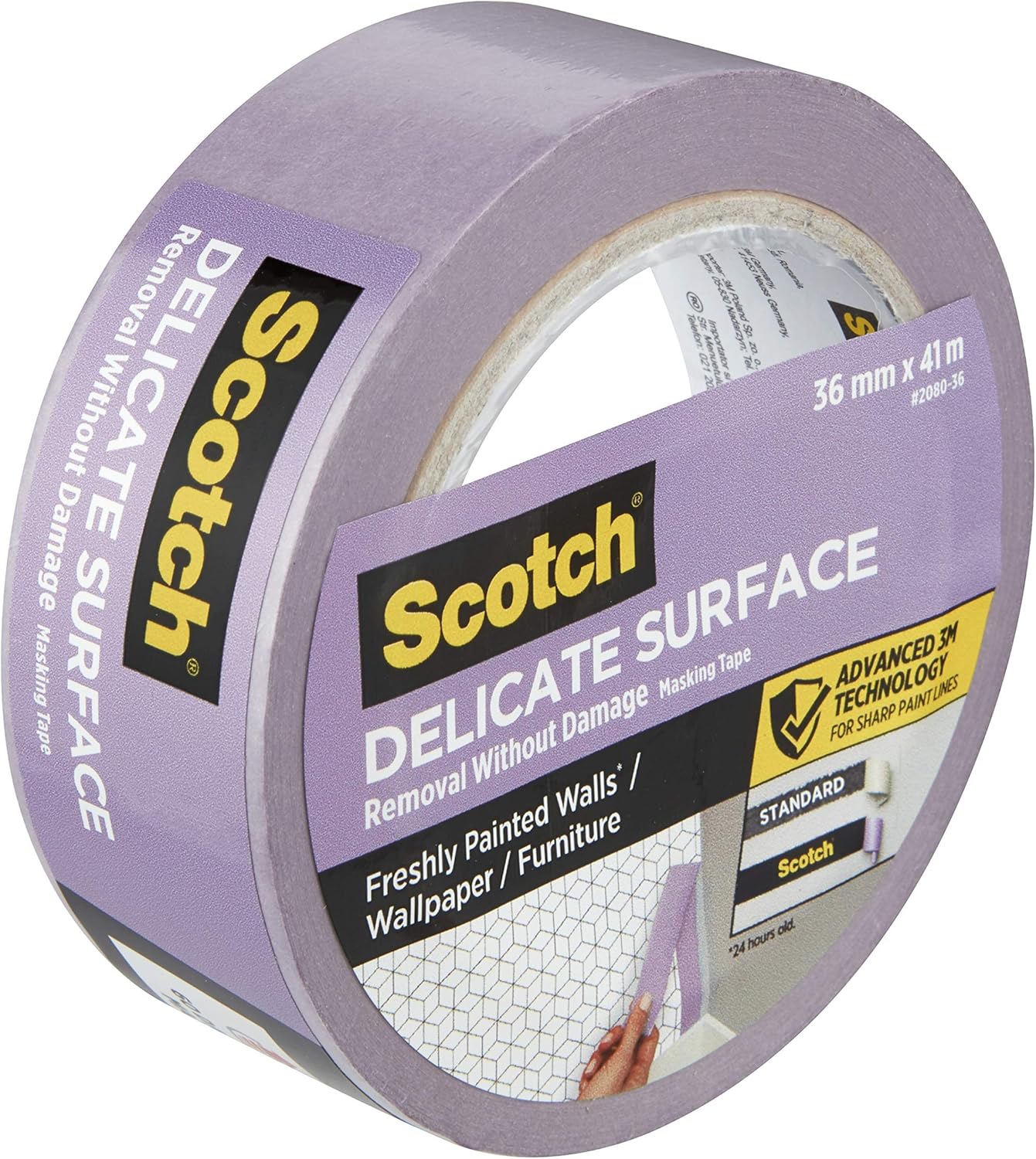Scotch Delicate Surface Advanced Masking Tape 2080 36mm x 41m Amazon