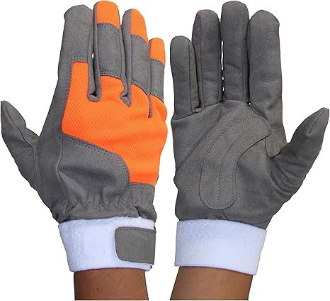 Amazon ウインセス 薔薇用手袋 男性用 ガーデングローブ 1双 オレンジ Mｻｲｽﾞ ガーデングローブ 手袋