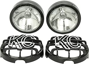 KC HiLiTES 121 SlimLite Black 130w Spot Beam Light System