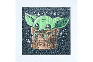 ACELII 5D Diamond Painting Kit for Kids Beginners, with Wooden Frame Art for Kids, DIY Suitable for Girls & Boys Ages 6-8-10-12 Full Drill Diamond Dots Gem Kits,Home Wall Decoration 7X7inch