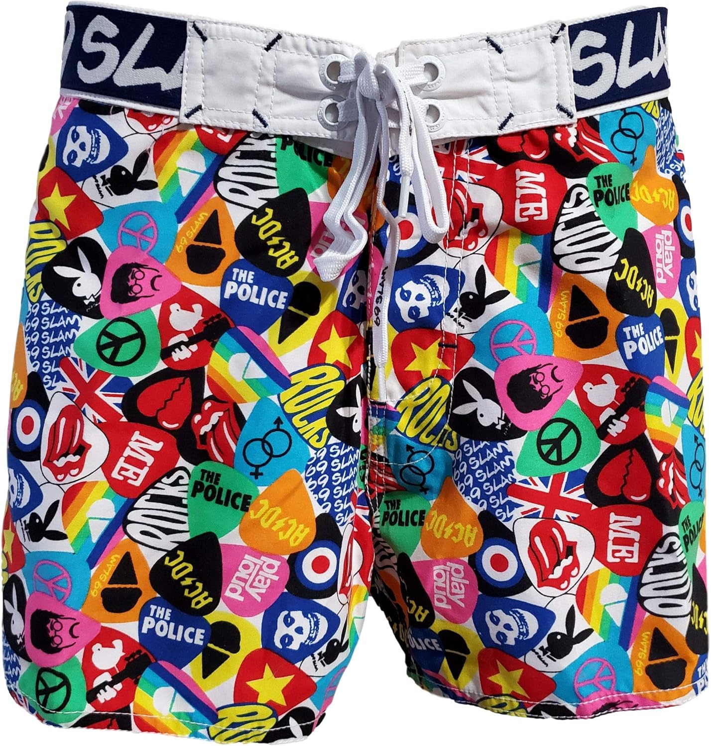 69SLAM Men's Classic Short Length Swimwear Board Shorts Buy Online at