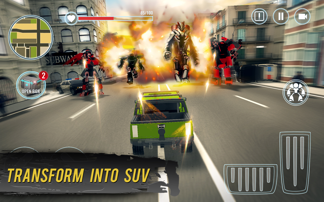 SUV Transformer: City Robot War - Car Robot Hero Adventure - Thumbnail 2