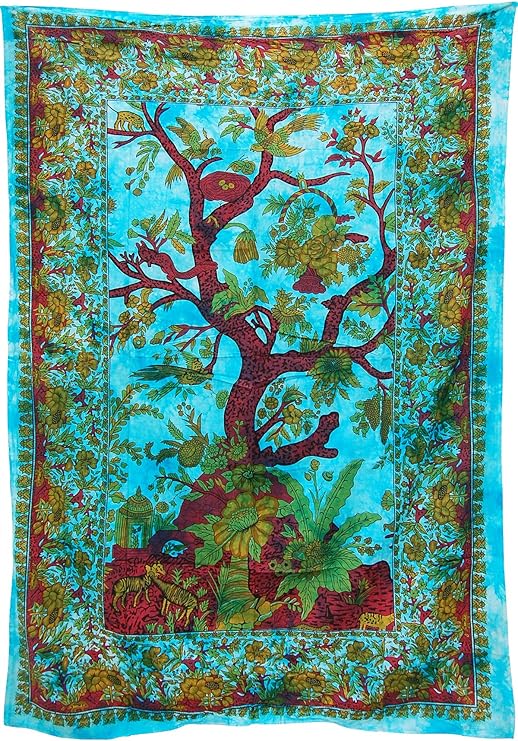Amazon Com Tapestry Tapestries Tree Of Life Wall Hanging Beach