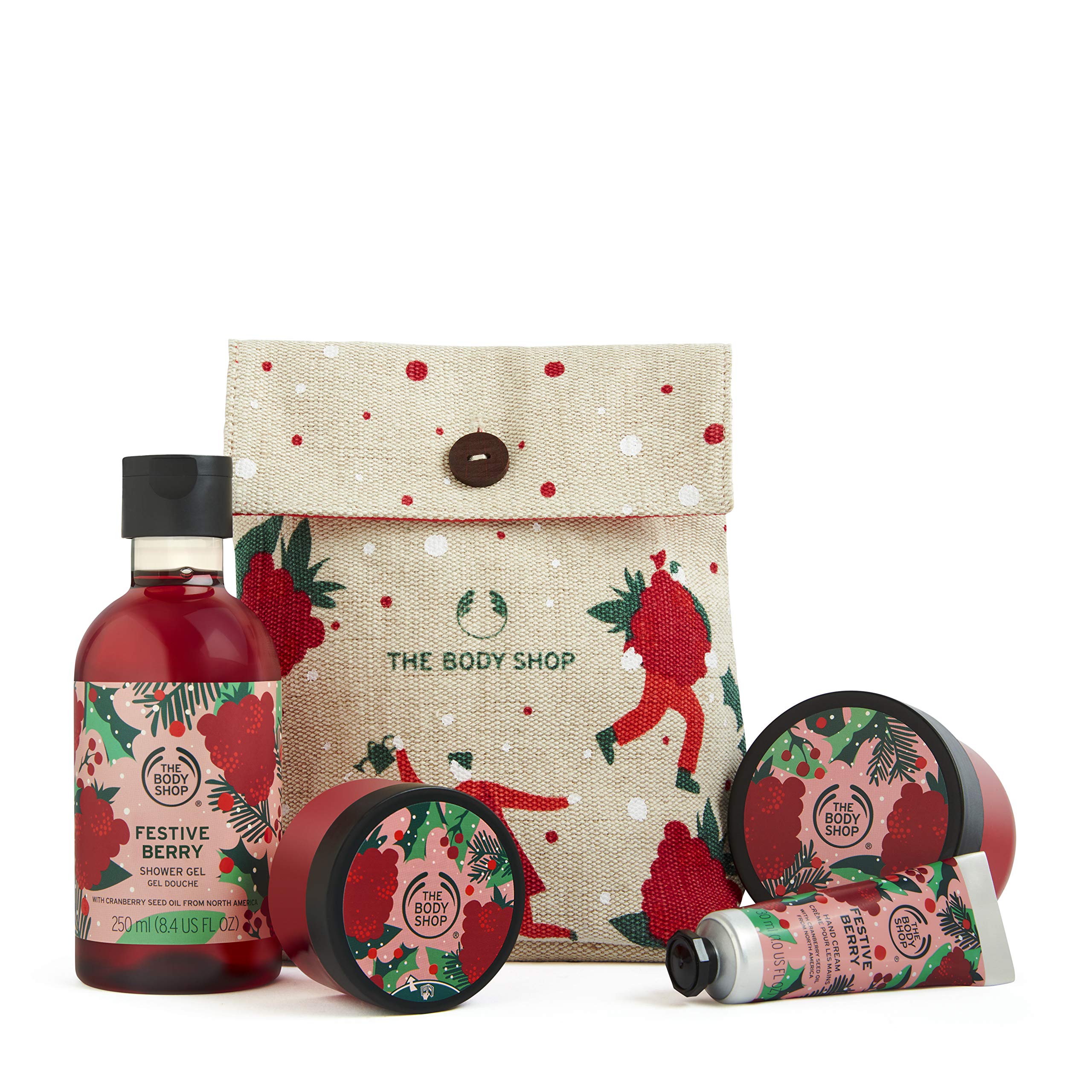 The Body Shop Festive Berry- 4pc Gift Set