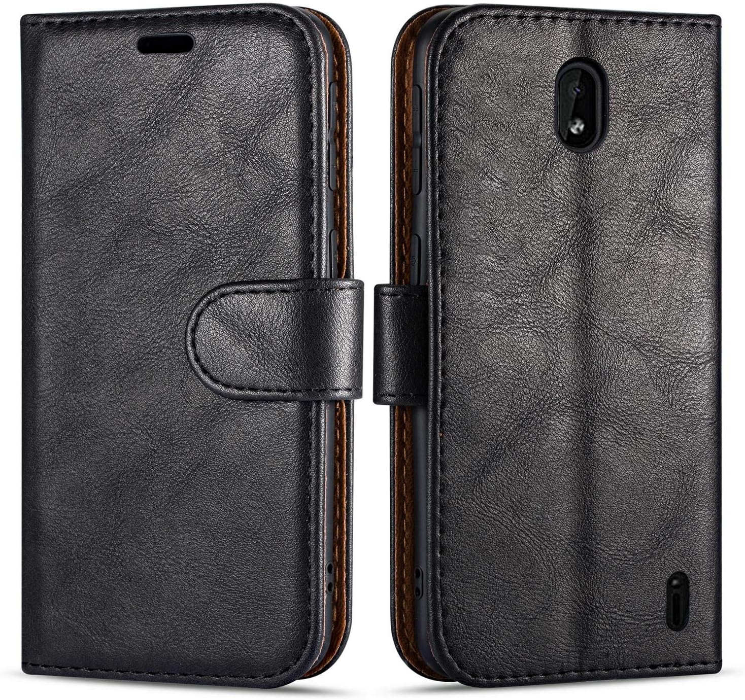Case Collection Premium Leather Folio Cover for Nokia 2.2 Case (5.71") Magnetic Closure Full Protection Book Design Wallet Flip with [Card Slots] and [Kickstand] for Nokia 2.2 Phone Case