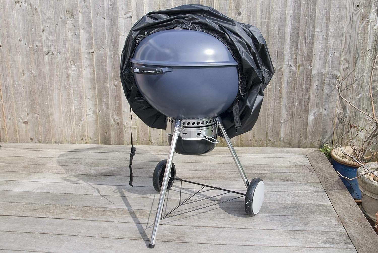 Speedwellstar Waterproof Round Kettle BBQ Cover Barbecue Breathable Quality Protection Bungee
