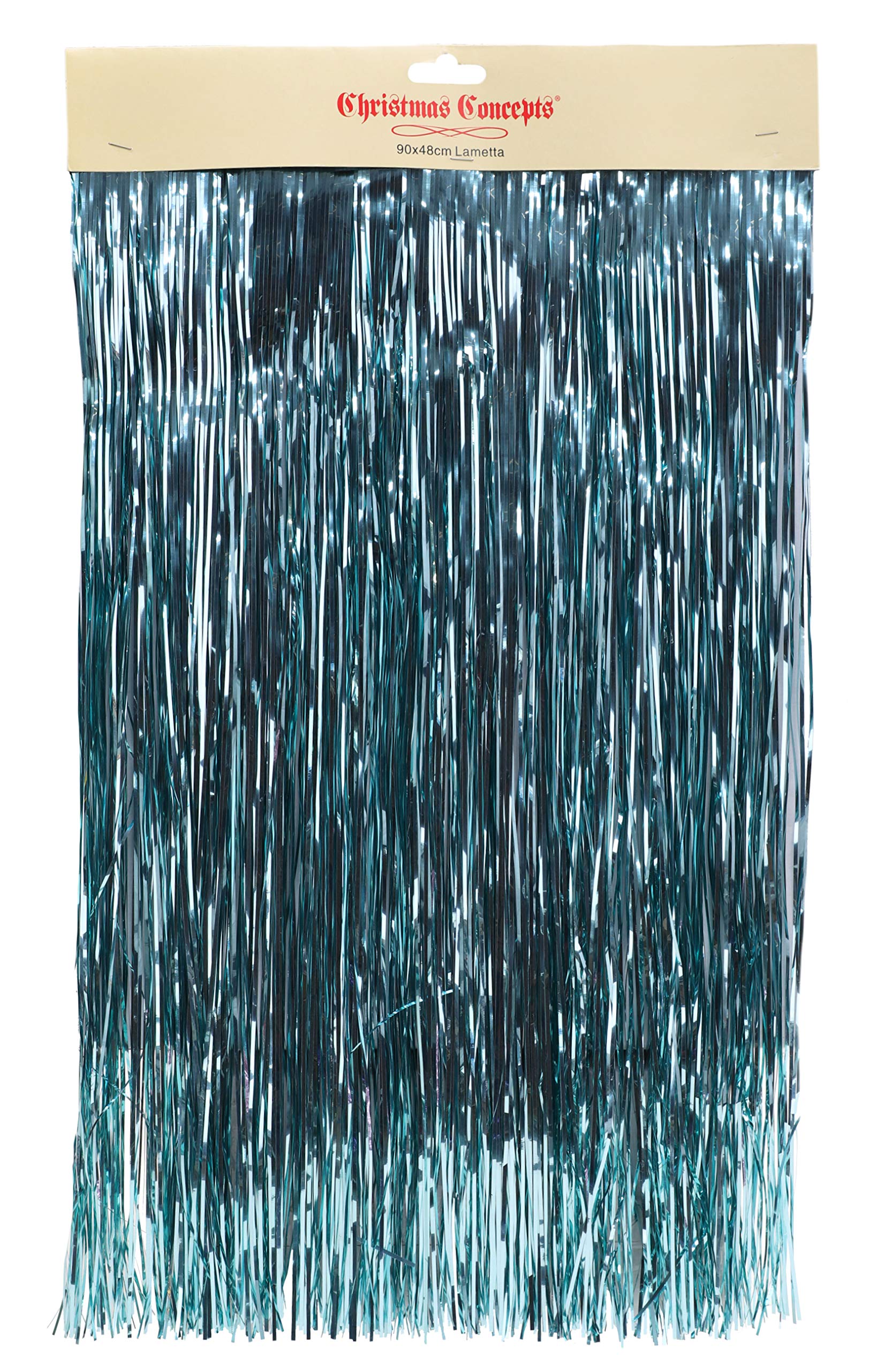 Christmas Concepts® Shiny Lametta - Christmas Tree Decorations (Blue)