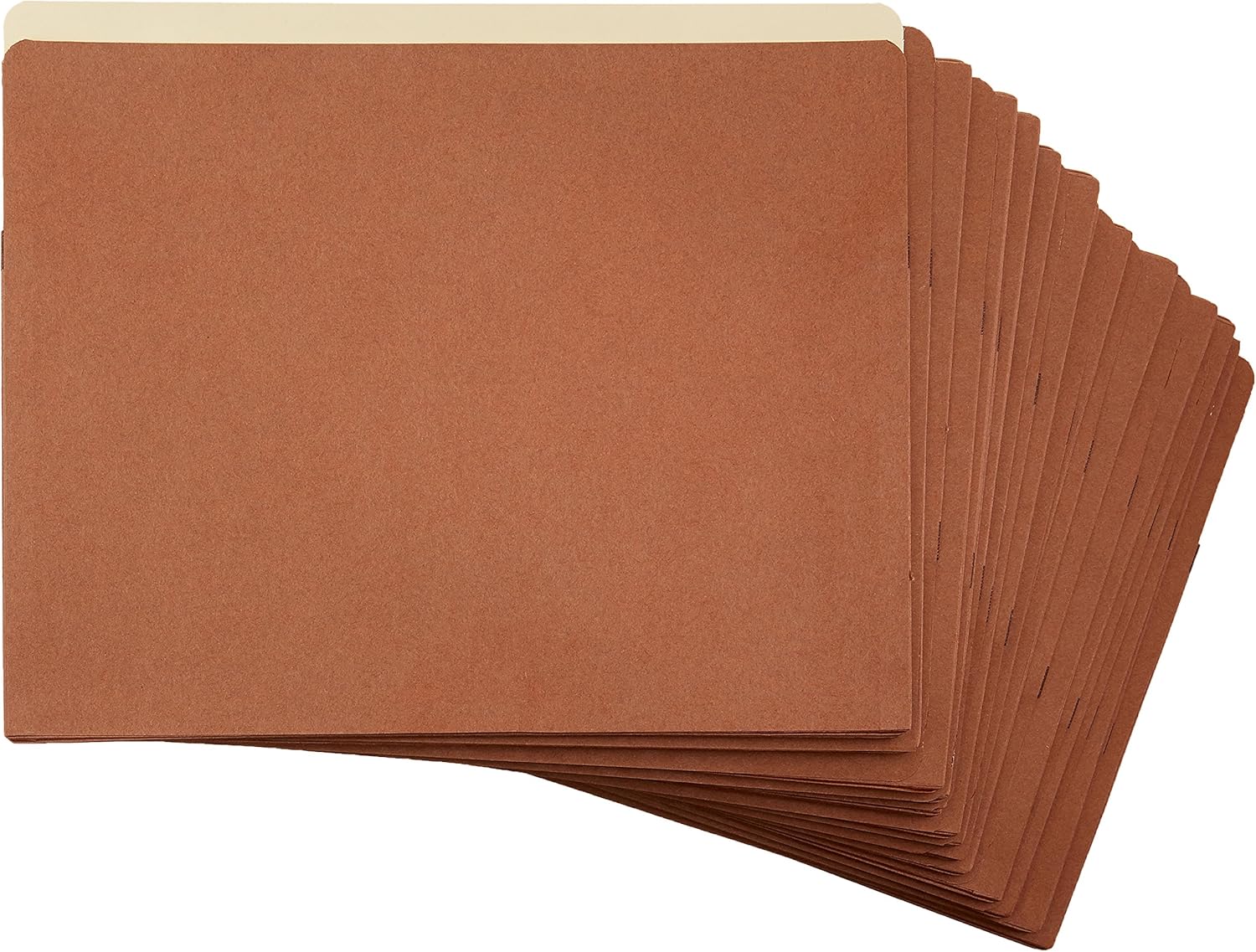 Basics Expanding Accordian Organizer File Folders - Letter Size, 25-Pack : Office Products