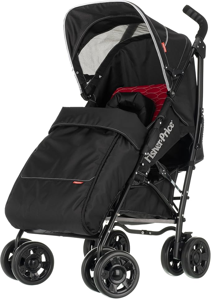 Fisher Price Safe Voyage Deluxe Stroller (Black/ Red) Amazon.co.uk Baby