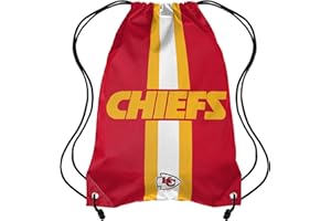 FOCO Kansas City Chiefs NFL Team Stripe Wordmark Drawstring Backpack