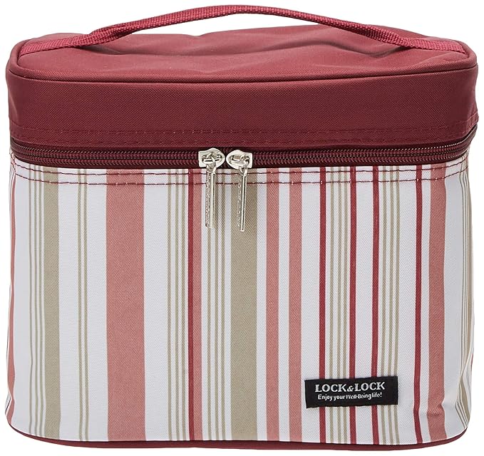 Buy Lock&Lock Lunch Box, 3Pieces, Pink/Red Online at Low Prices in